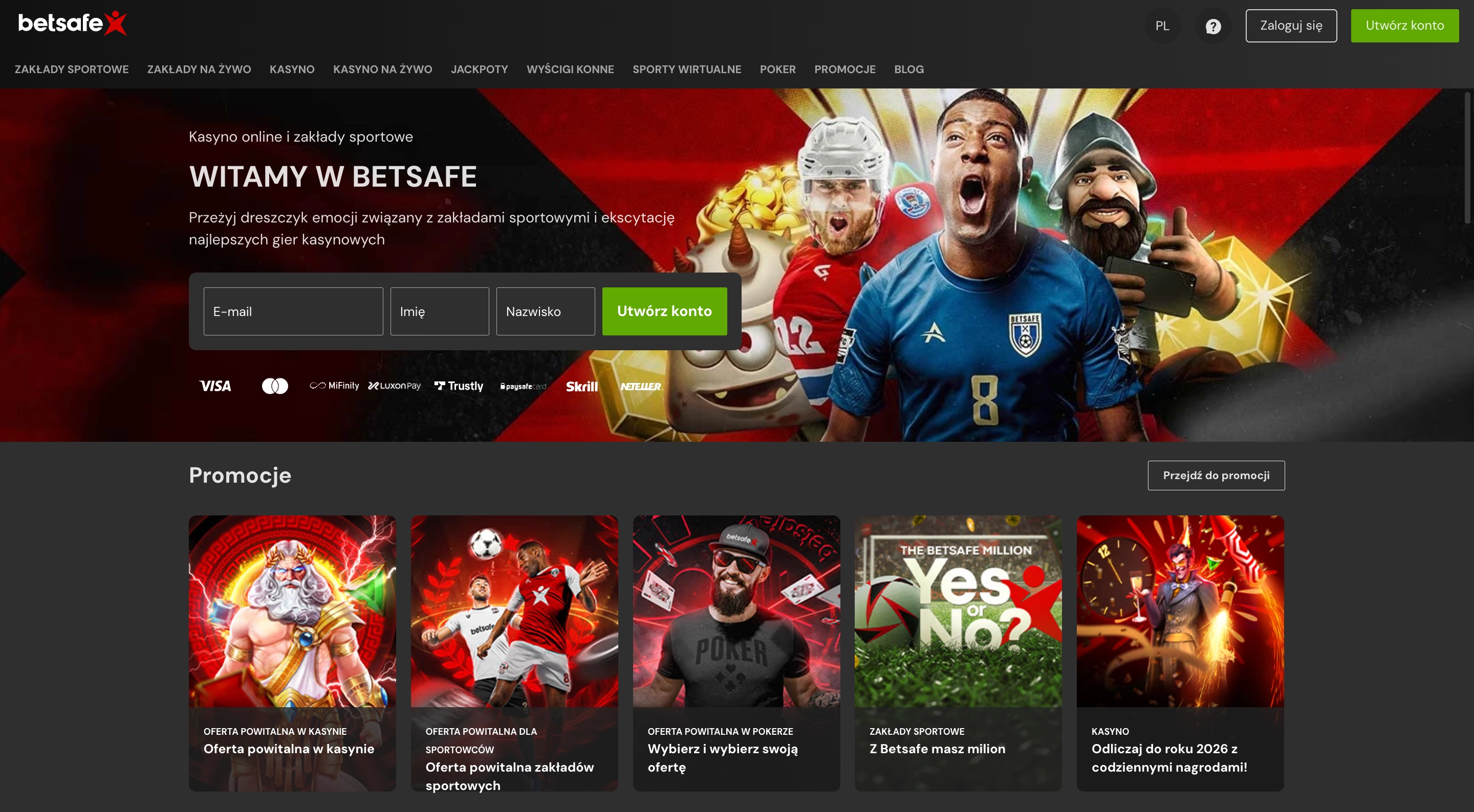 Betsafe Kasyno - bezpieczeństwo na pierwszy miejscu